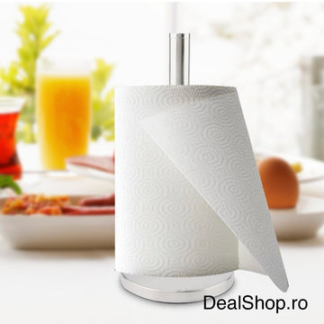 Suport din inox pentru prosoape de hârtie 15,8 x 33,8 cm– Design modern și rezistent