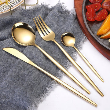 Set tacamuri 12 persoane 48 de piese portugheze Luxury Style Gold