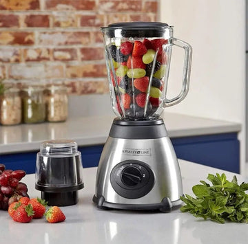 Blender cu rasnita Royalty Line SME-600.6, 800 W, cana din sticla 1,5 L