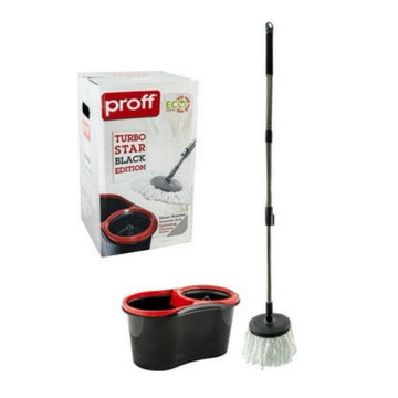 Mop rotativ 360 grade coada telescopica galeata 13 litri cu storcător Proff