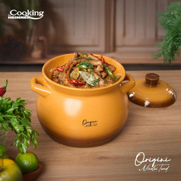 Oala 4.5 litri cu capac ceramica Cooking by Heinner Origini Chef Nicolai Tand sarmale Gătește sanatos