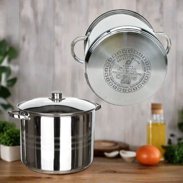 Oala inox 9 litri Royalty Line Premium Perfecțiune în bucătărie Gătit SANATOS