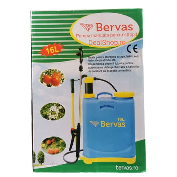 Pompa Manuala de stropit portabila cu presiune 16 litri Bervas
