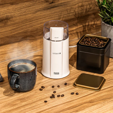 Rasnita cafea TEESA TSA4011 Aroma G10, 160 W, capacitate 50 g, alb