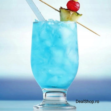 Set 6 pahare sticla LAV RENA 215ml apa suc bere vin pt terasa oiscina evenimente