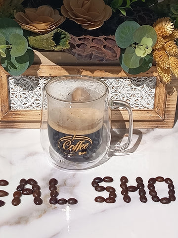 Set 4 Cești Cafea Termorezistente 250 ml Caffe Latte & Latte Macchiato coffe CADOUL PERFECT