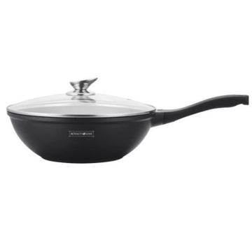 Tigaie Wok cu capac, marmorata 30 cm 4,4 litri RLBW30ML Royalty Line