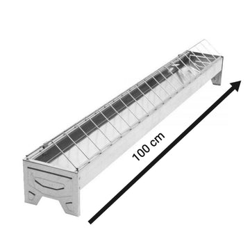 Hranitoare pasari de curte 100 cm tabla zincata