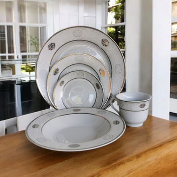 Set portelan 6 persoane 30 Piese Rawi 70 Eleganta si Rafinat cadoul perfect pt evenimente nunta botez onomestica