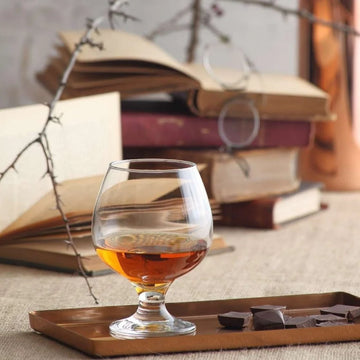 Set 12 Pahare Cognac whiskey 250 ml sticla Kouros CADOUL IDEAL terasa piscina evenimente