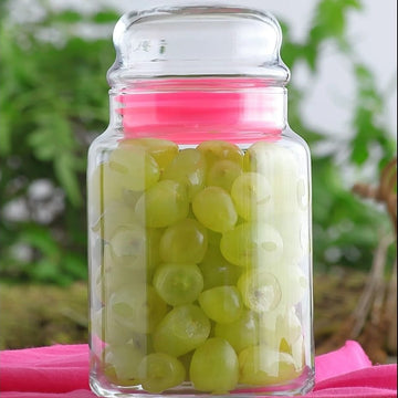 Set 2 recipiente, Lav Sera sticla 890 ml transparent cu capac
