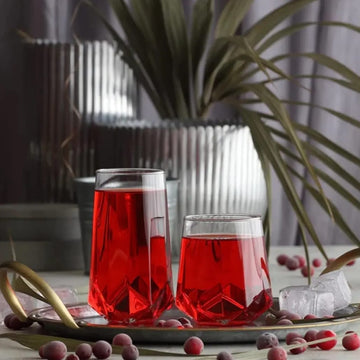 Set 6 pahare înalte apa vin bere suc Valeria LAV sticlă de 460 ml