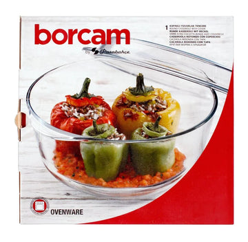 Vas yena cu capac termorezistent rotund Borcam 3,1 Litri 59013