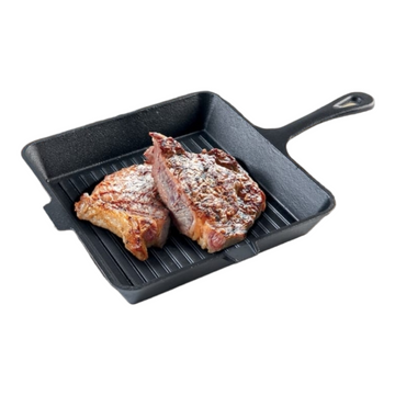 Tigaie grill fonta pura inductie 25 x 4.7 cm tigaie gratar fonta