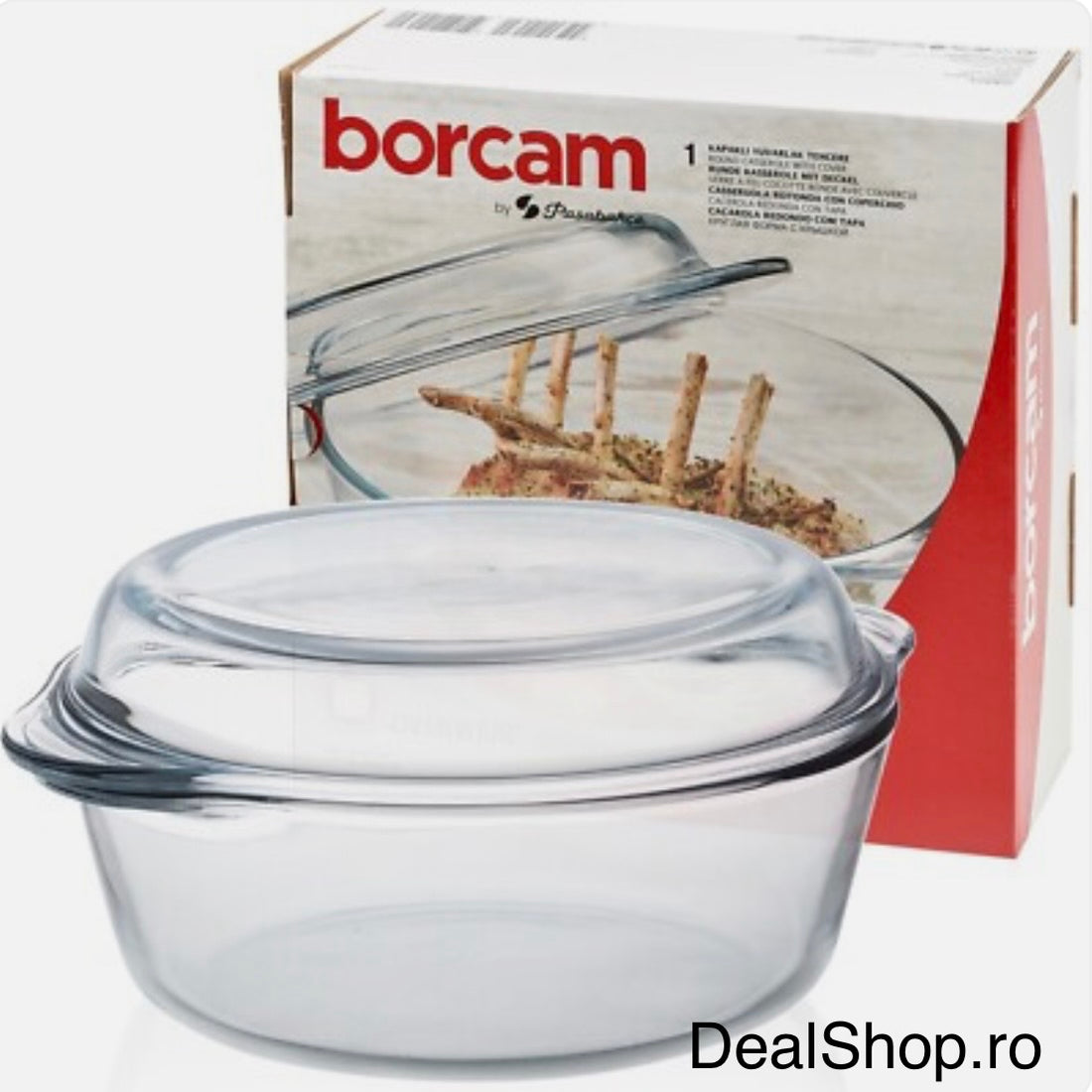 VAS YENA 2.1 litri TERMOREZISTENT BORCAM ROTUND CU CAPAC  59003
