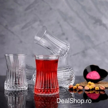 Set 6 pahare ceai turcesc 170 ml, Elysia