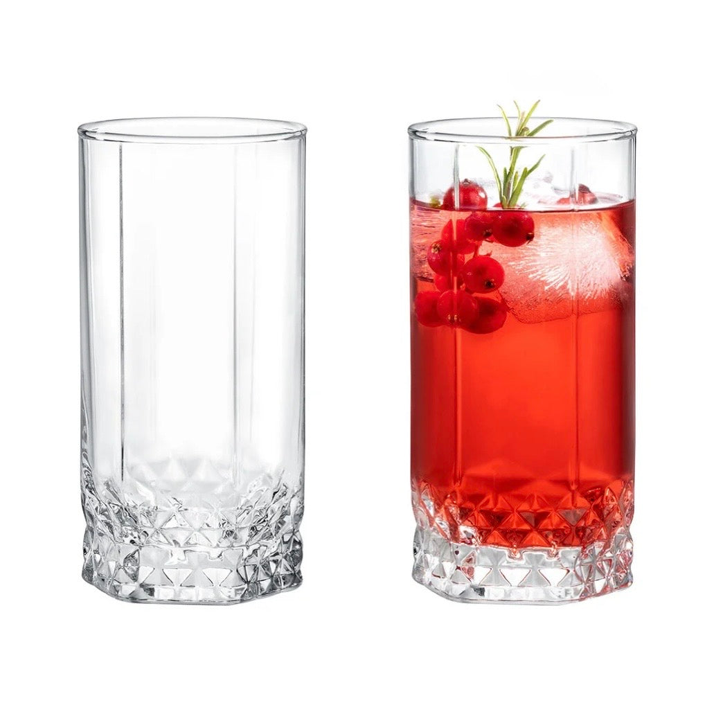 Set 6 pahare apa suc vin bere sticla Pasabahce Valse 440 ml