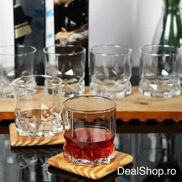 Set 6 Pahare Pasabahce Future 315 ml – Sticla premium Design Modern