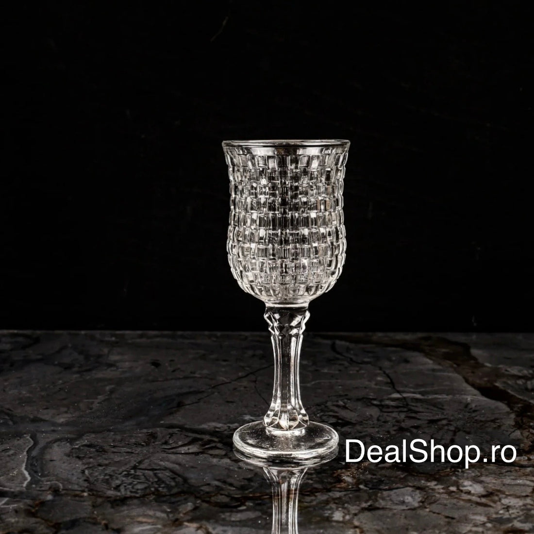 Set 6 pahare cu picior 150 ml Sofia Diamond – pahare elegante,sticlă transparentă premium
