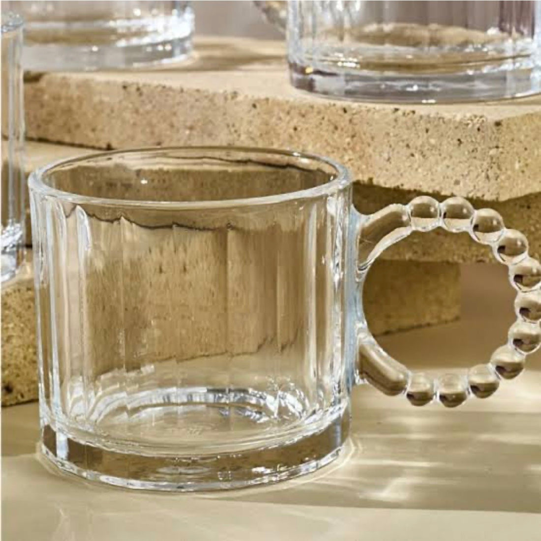 Set 6 cesti cafea sau ceai sticla transparenta 200 ml Luce coffe capuccino Latte coffe CADOUL PERFECT