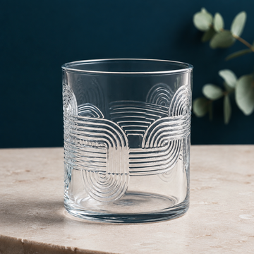 Set 6 pahare din sticlă Viola, 340 ml