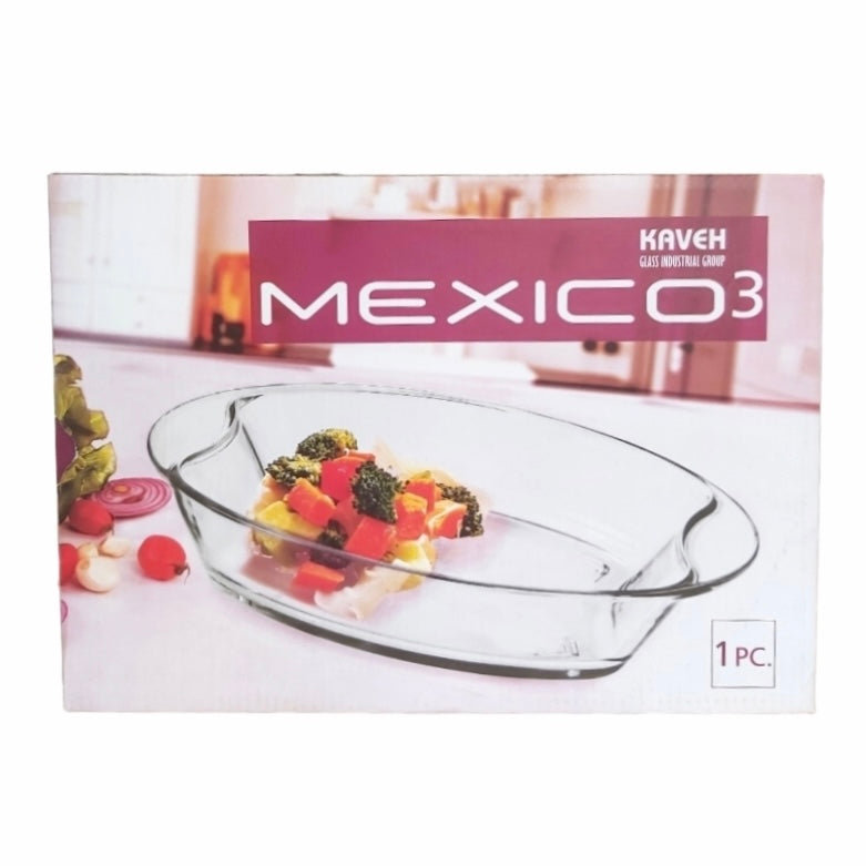 Vas yena termorezistent oval 1,7 litri, Mexico