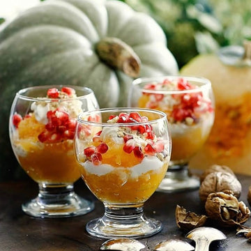 Set 6 pahare Lav Nectar 280 ml – pahare cu picior pentru suc apa cocktailuri deserturi sticla transparentă premium