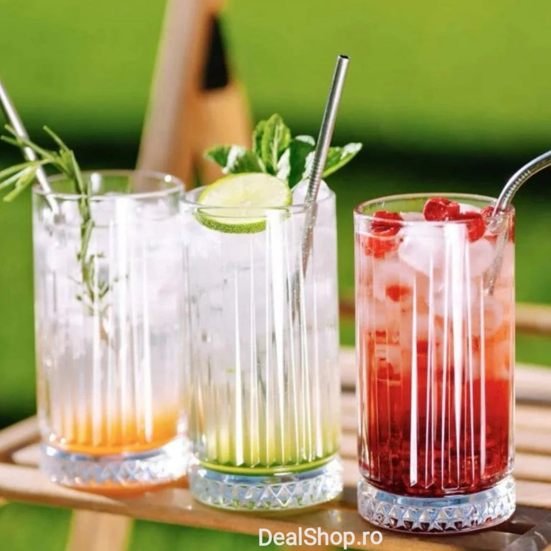 Set 18 Pahare Mansoura Line 300 ml Sticlă Transparentă Design Elegant CADOUL PERFECT