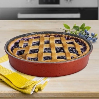 Tava copt rotunda acoperire ceramica, dimensiune 40x7 cm 2 straturi Heinner