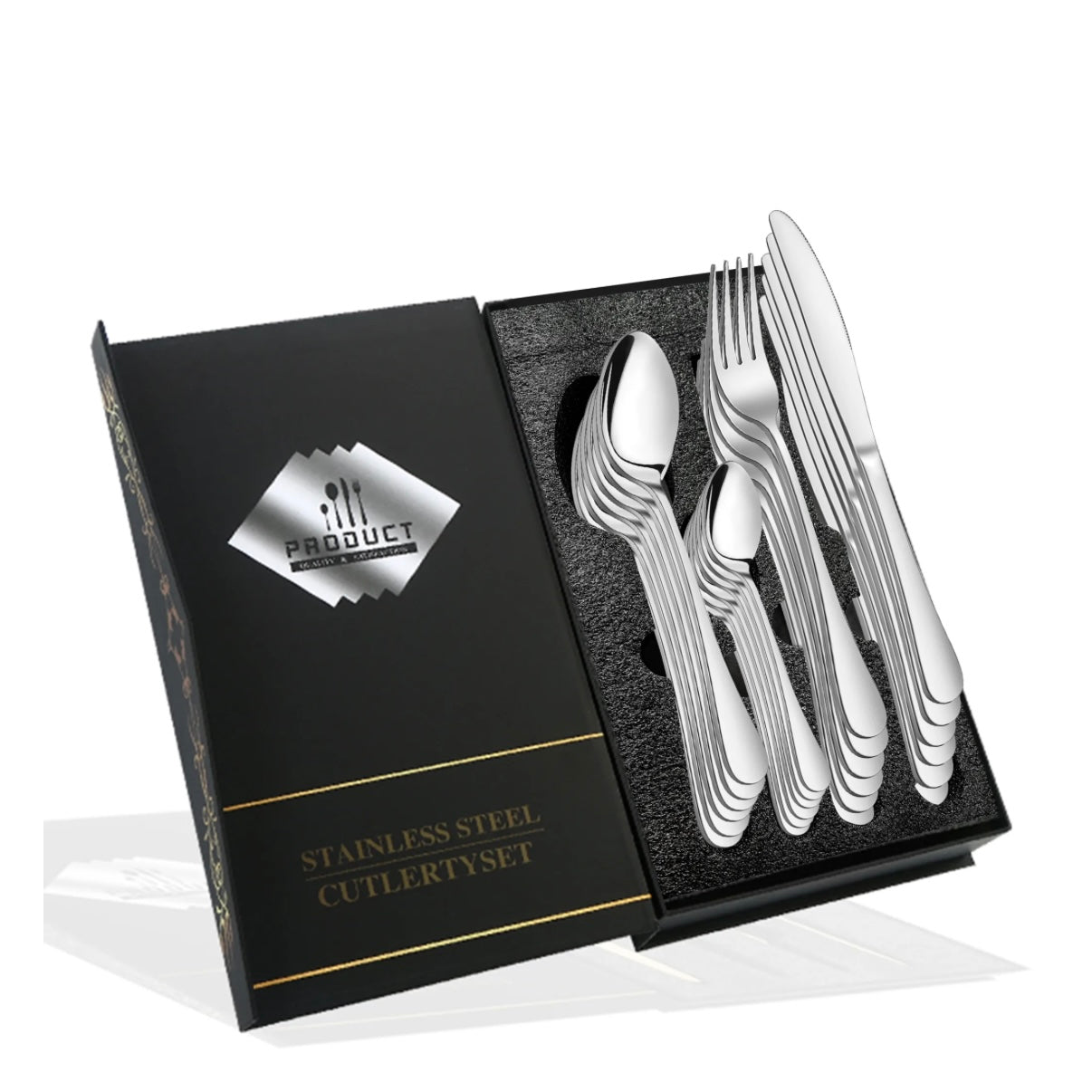 Set tacâmuri inox,24 piese pentru 6 persoane,Product