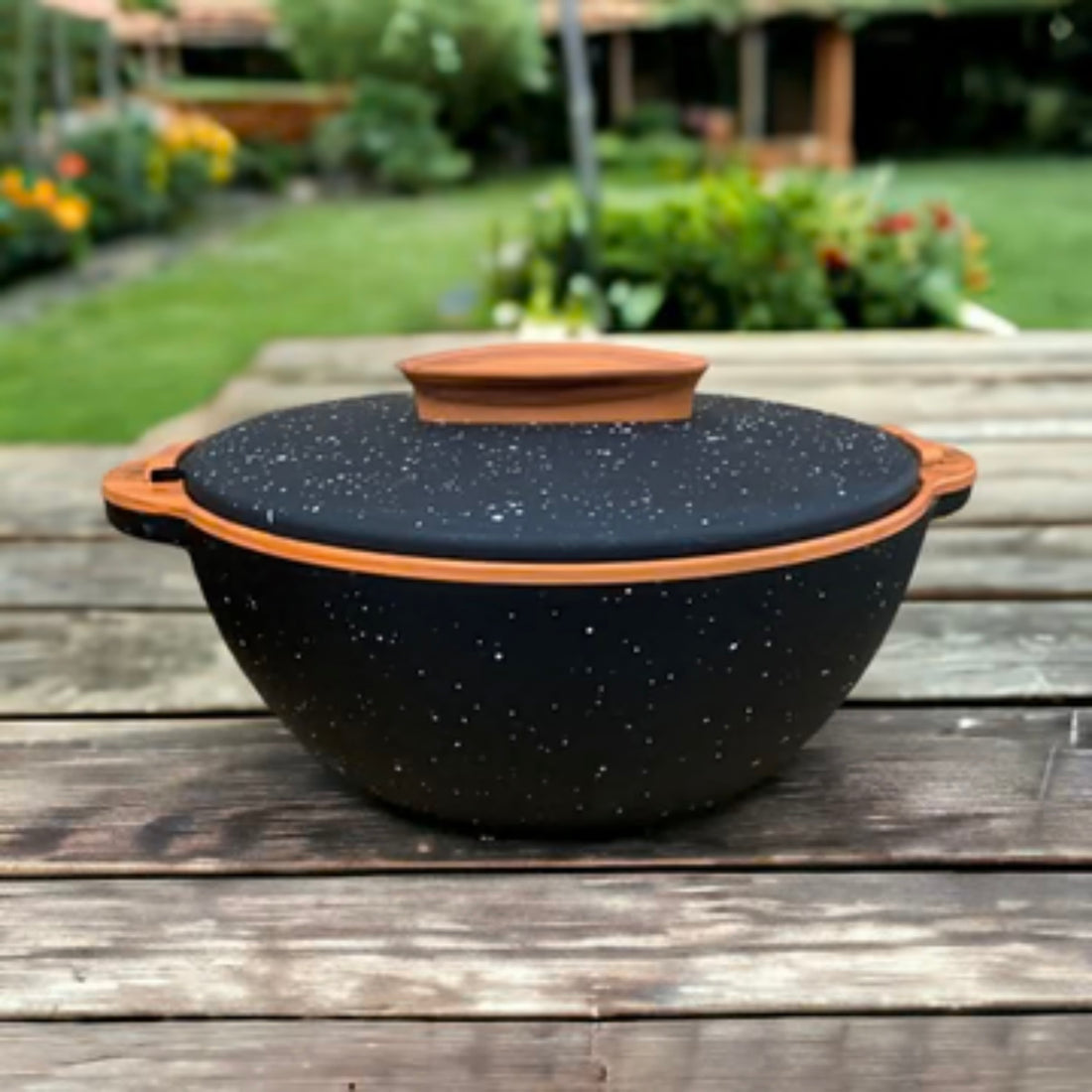 Caserolă termică 3.35L cu capac, menține cald/rece 4–7 ore, BPA Free, recipient servire mâncare – roșu/negru