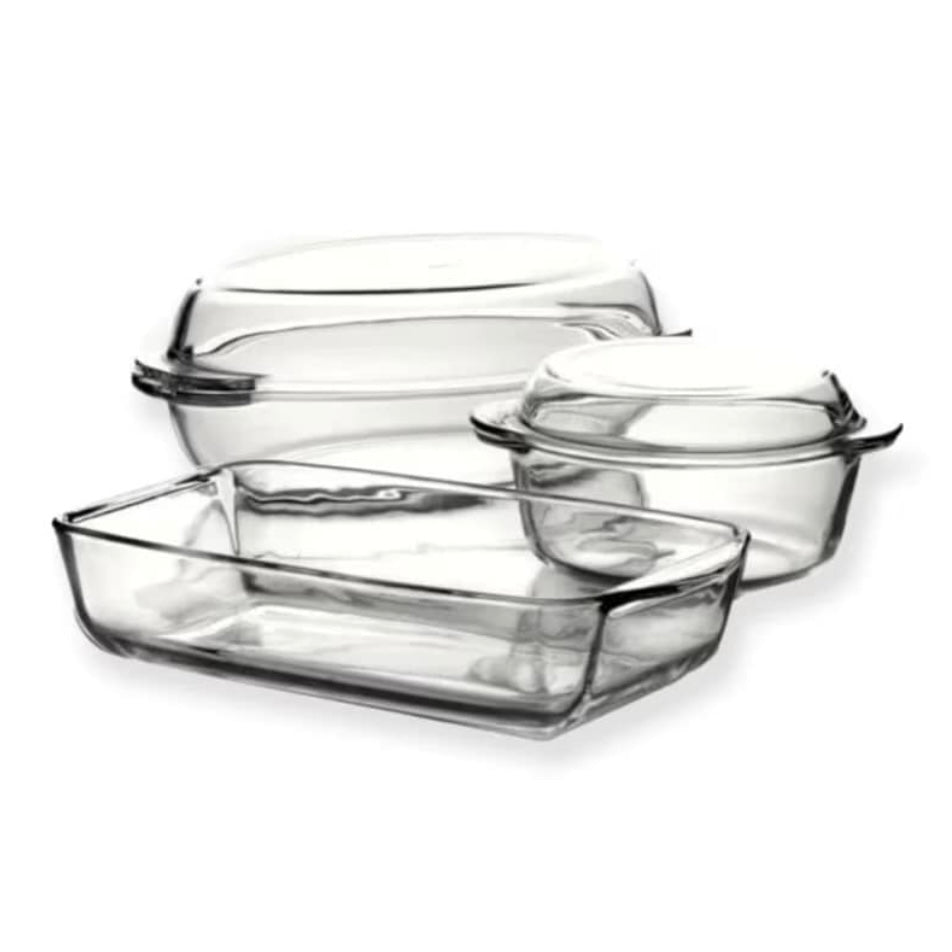 Set 5 Vase Termorezistente Borcam – 2.75 L / 2.25 L / 1.8 L - 159053