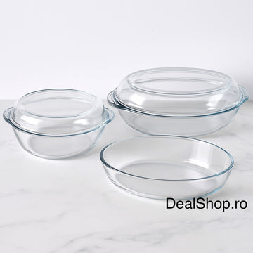 Set vase yena termorezistente  5 piese Borart