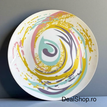 Set 6 farfurii întinse opal Spiral 26,5 cm