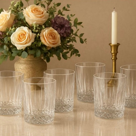 Set 12 pahare sticlă 200 ml Lines Tumbler