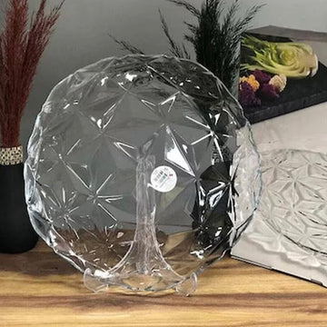 Set 6 platouri Paşabahçe Estrella 10663, sticlă premium, 20 cm, ideale pentru desert, prăjituri și servire elegantă