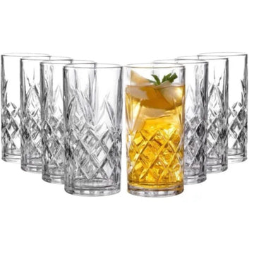 Set 6 pahare din sticla Mansoura Timeless 300 ml Design elegant și durabil Cadoul ideal