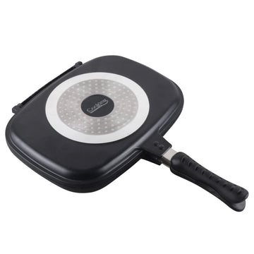 TIGAIE grill DUBLETA DREPTUNGHIULARA 36x24x7.5 CM Inductie DARK LINE CLASSIC COOKING BY HEINNER