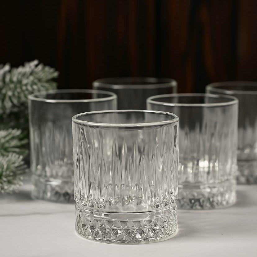 Set 6 pahare sticlă 200 ml Lines Tumbler