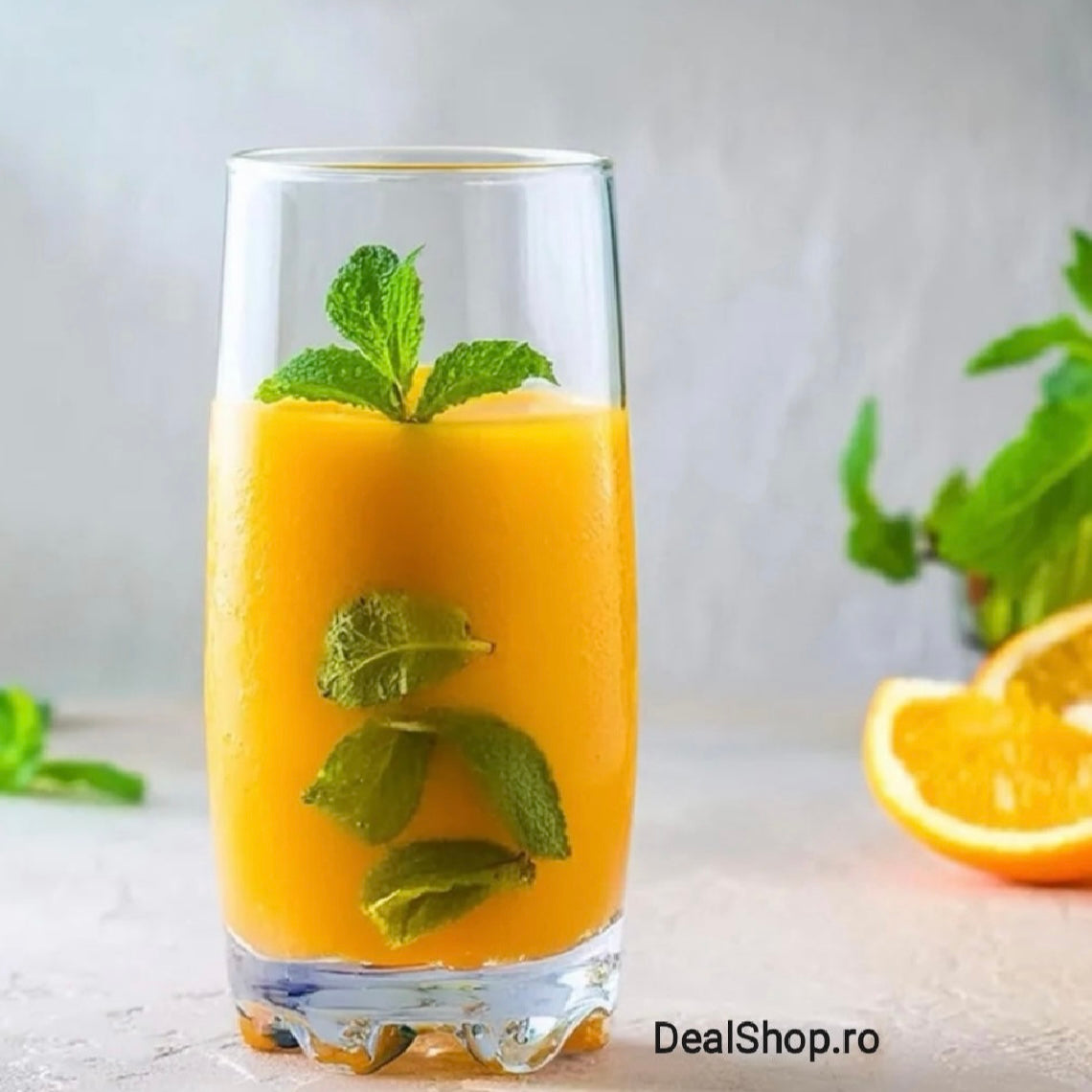 Set 12 pahare din sticla LAV Adora 390 ml – Pahare Pentru Apa Sucuri și Limonada Design Modern