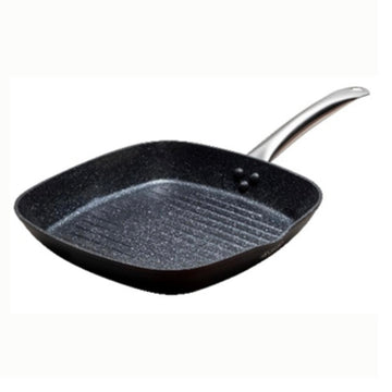 Brio Metallica Tigaie Grill Antiaderent Aluminiu Forjat Profesionala 28cm