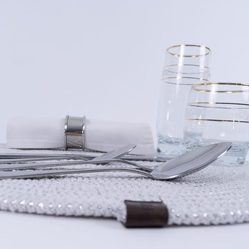 Set tacamuri inox 24 piese pentru 6 persoane cutie diplomat Cadoul ideal