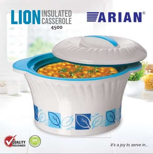 Caserola 3 litri termica Lion interior inox ce mentine cald 4–6 ore Arian Lion