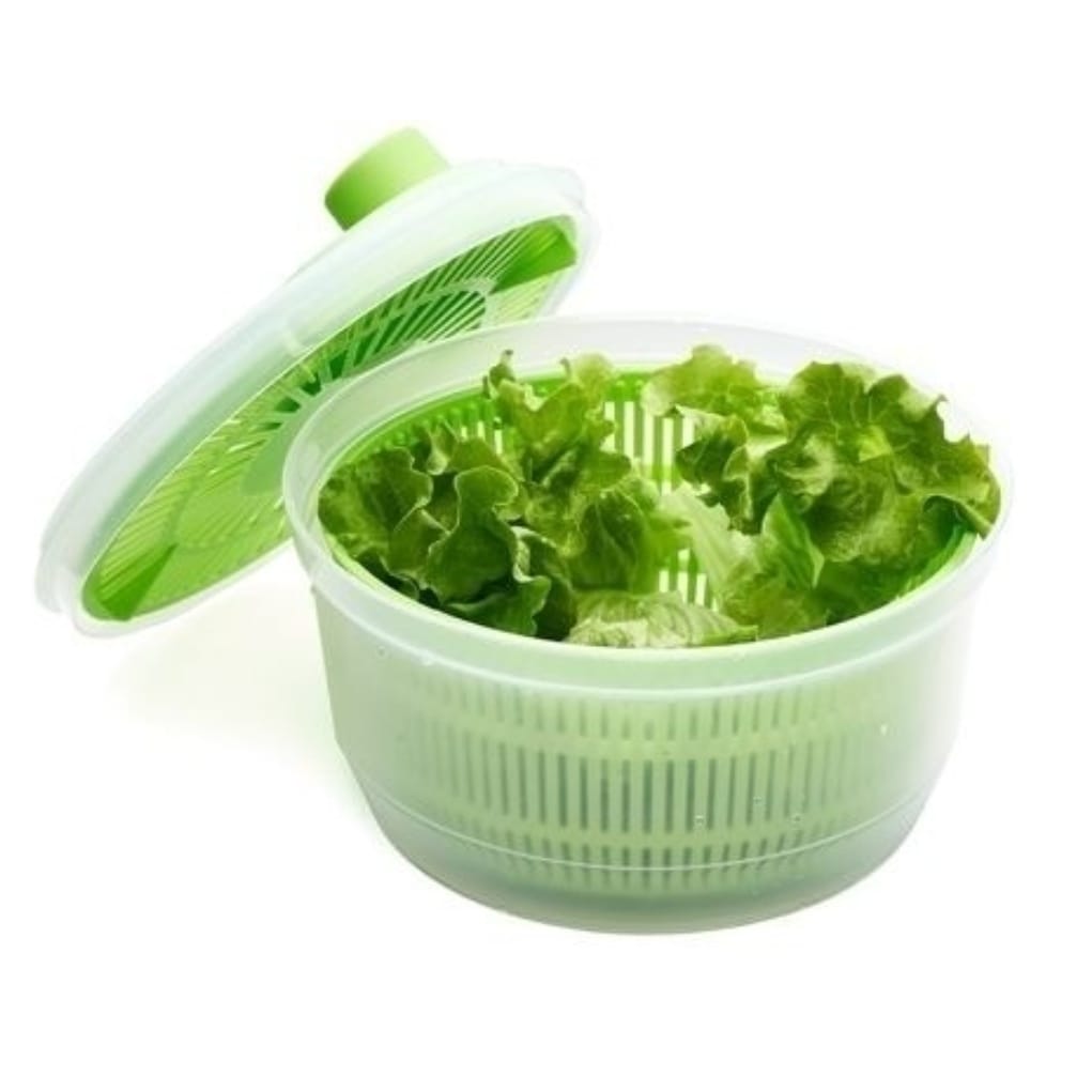 Strecuratoare  pentru salata 4,5 L cu centrifuga Verde