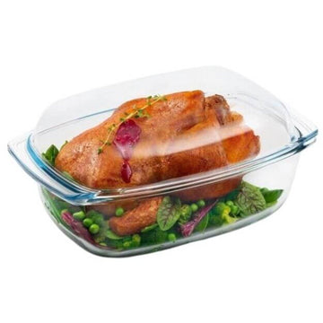 Vas yena termorezistent cu capac dreptunghiular 5.2 l Termisil