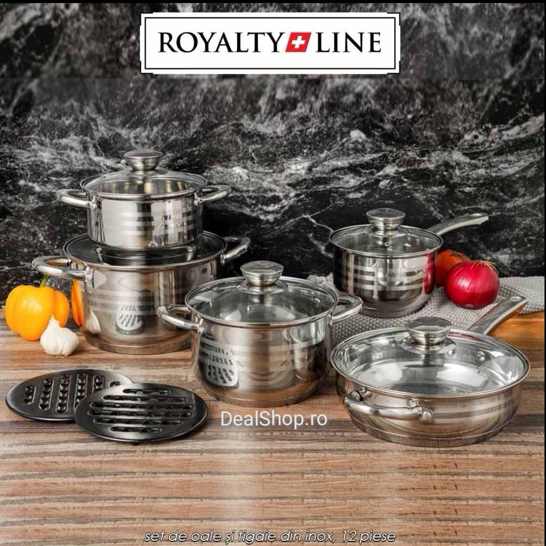 Set cratite inox  Royalty Line -1232