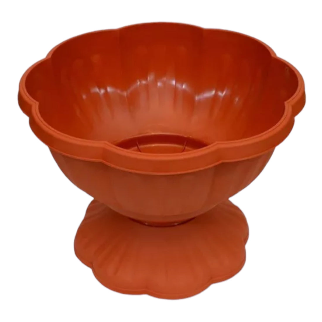 Ghiveci cu picior Sterk-MCT 42 cm Plastic Maro