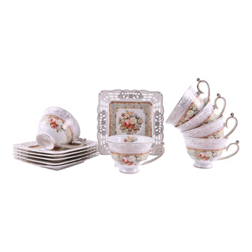 Set 6 cesti cu 6 farfurioare Malooki, Luxury Collection 7505