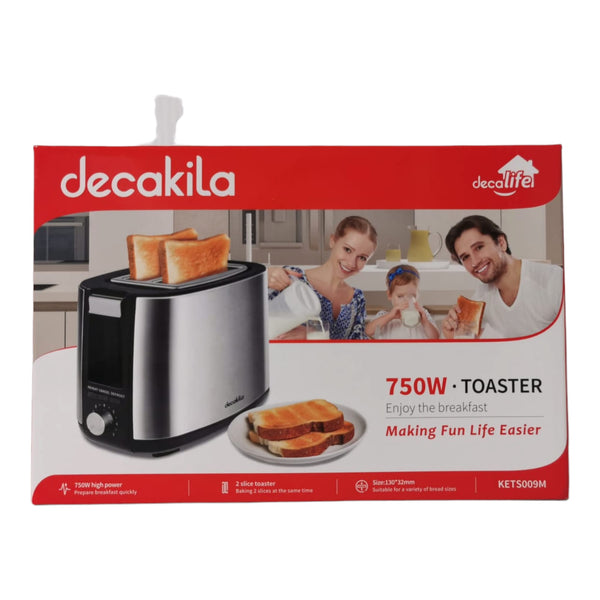 Prajitor De Paine DECAKILA KETS009M, 750 W, Inox