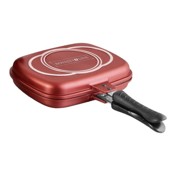 Tigaie dubleta 28cm, Royalty Line, culoare visiniu, RL-DF28 M